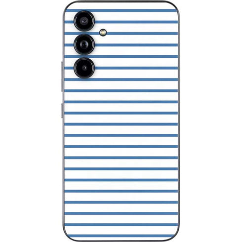 Blue and White Stripes Galaxy A54 5G Skin